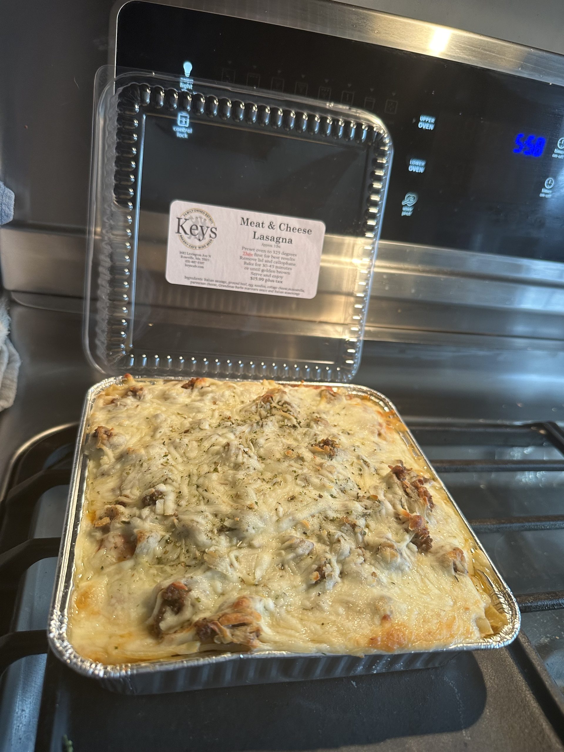 Beef Lasagna