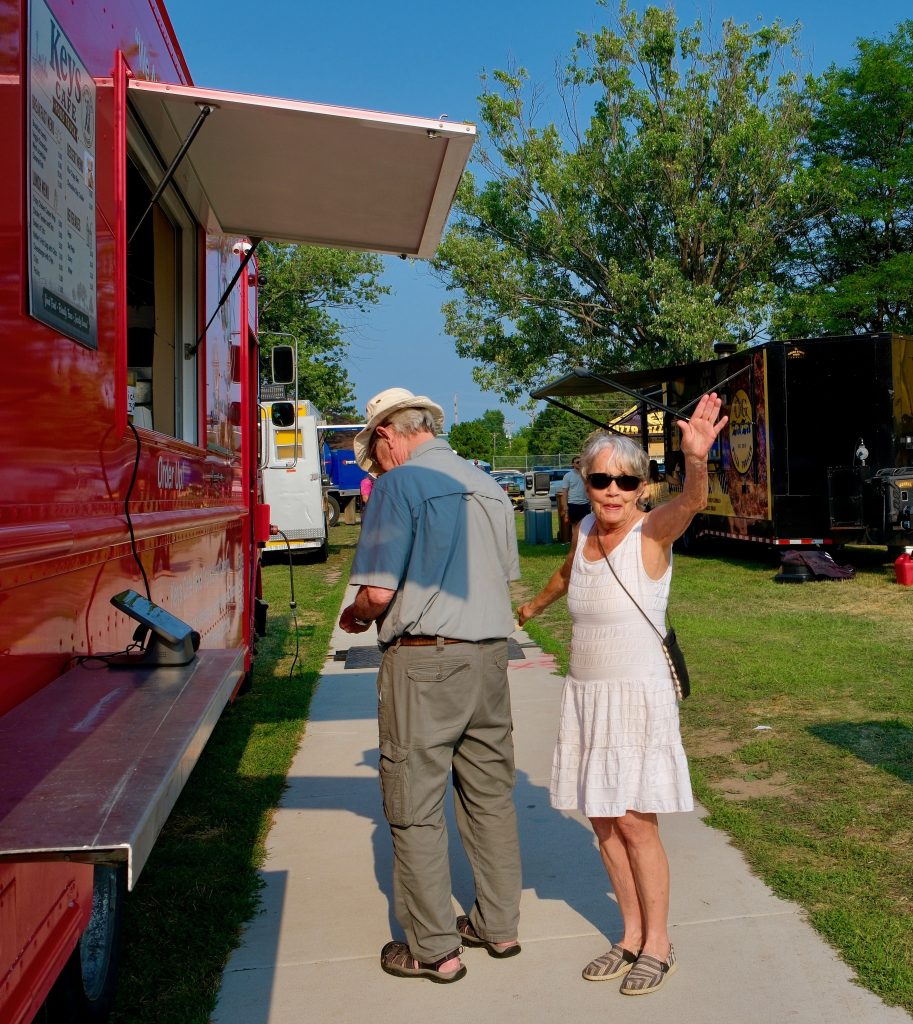 People ordering at Keys Cafe Food Truck